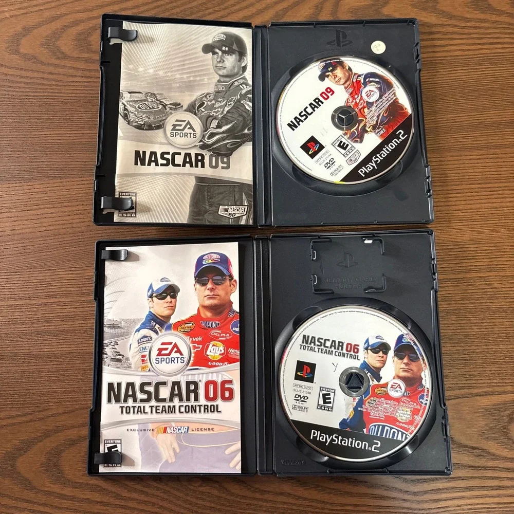 Sony PlayStation 2 Video‎ Game Bundle 4 Games Good NASCAR Gran Turismo Cabela's